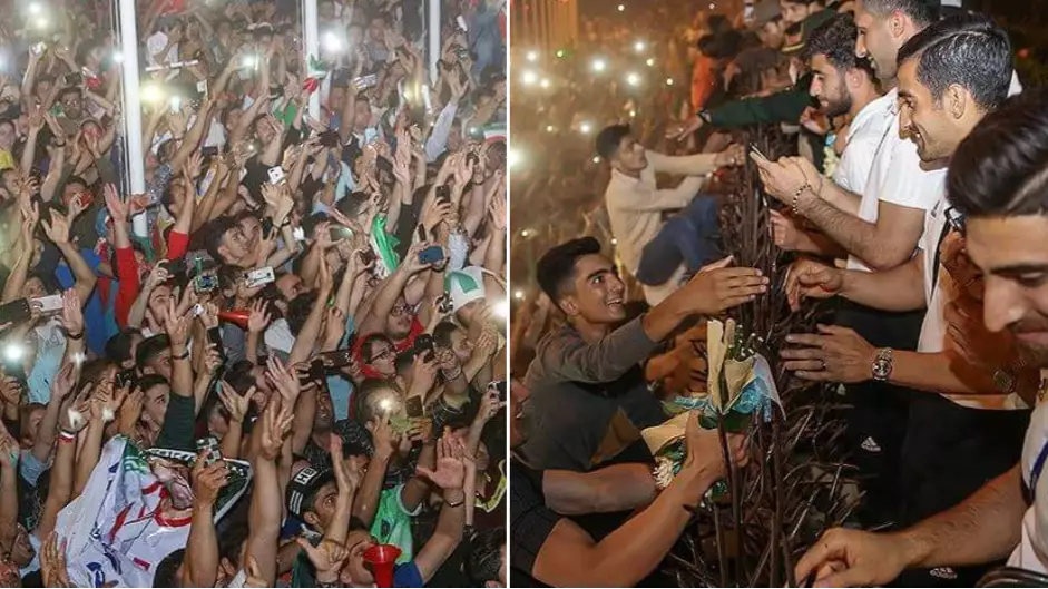 Iran's World Cup Squad Return Home To Heroes Reception In Beautiful Scenes