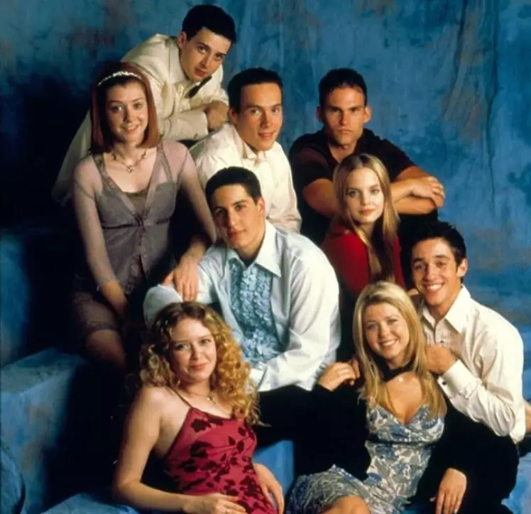 The cast 20 years ago.