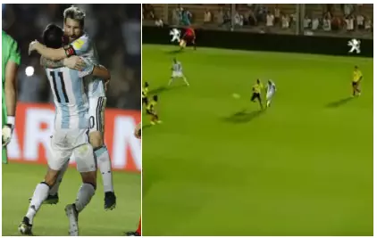 WATCH: Lionel Messi Provide Inch Perfect Cross To Lucas Pratto