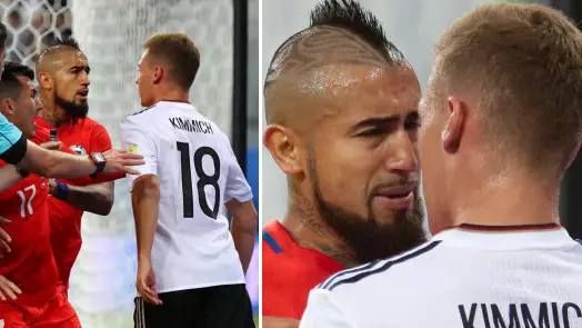 Arturo Vidal Reveals What He Told Bayern Teammate Kimmich During 'Fight'
