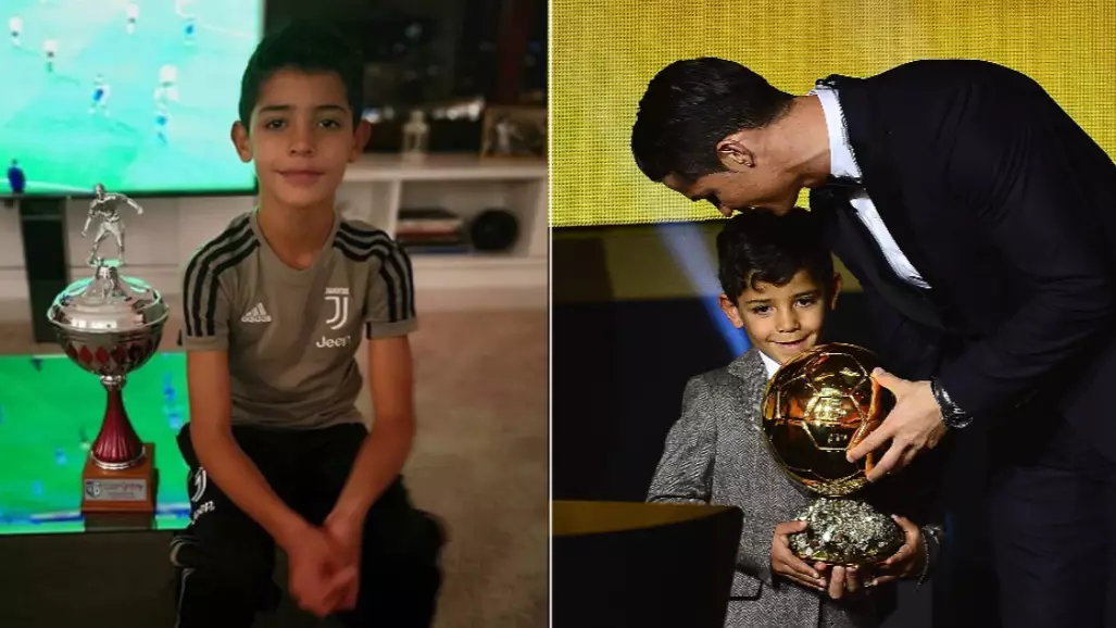 Cristiano Ronaldo's Son Is Already Winning Trophies Like His Dad 