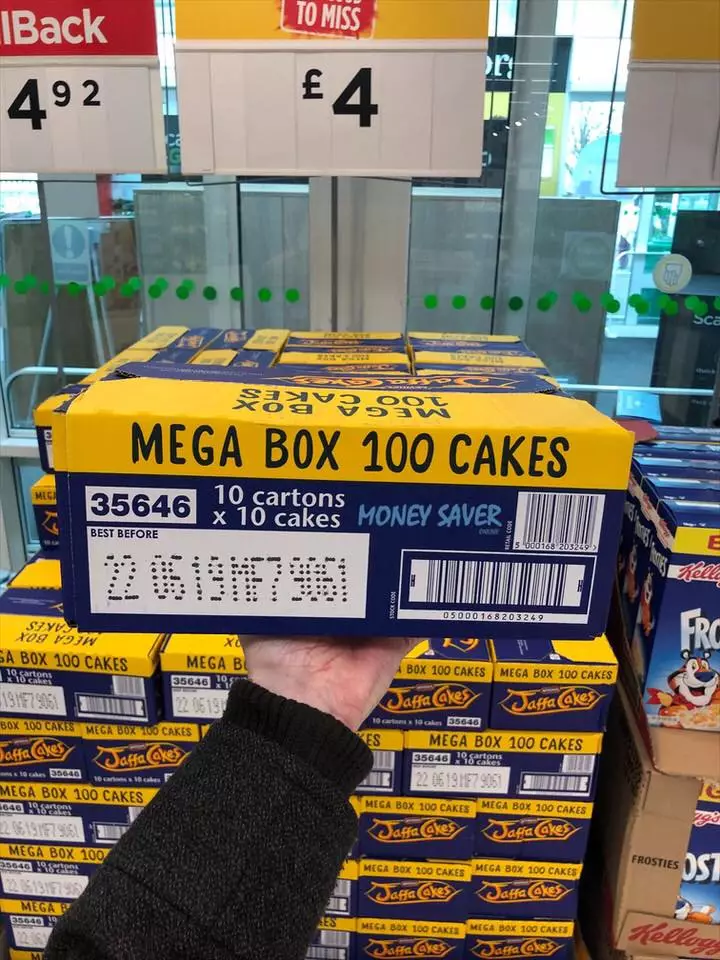 Asda Is Selling 'Mega Boxes' Of 100 Jaffa Cakes For £4.