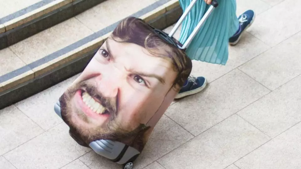 You Can Now Buy A Suitcase With Your Best Mate's Face On
