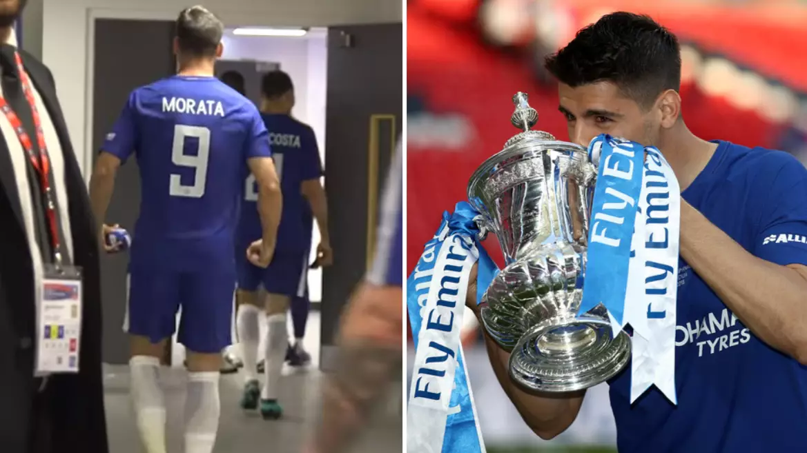 Alvaro Morata Screamed Obscenity At Manchester United After FA Cup Final