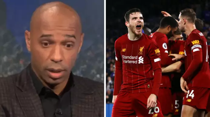 Thierry Henry Thinks Liverpool Will Become 'Invincibles' This Season 