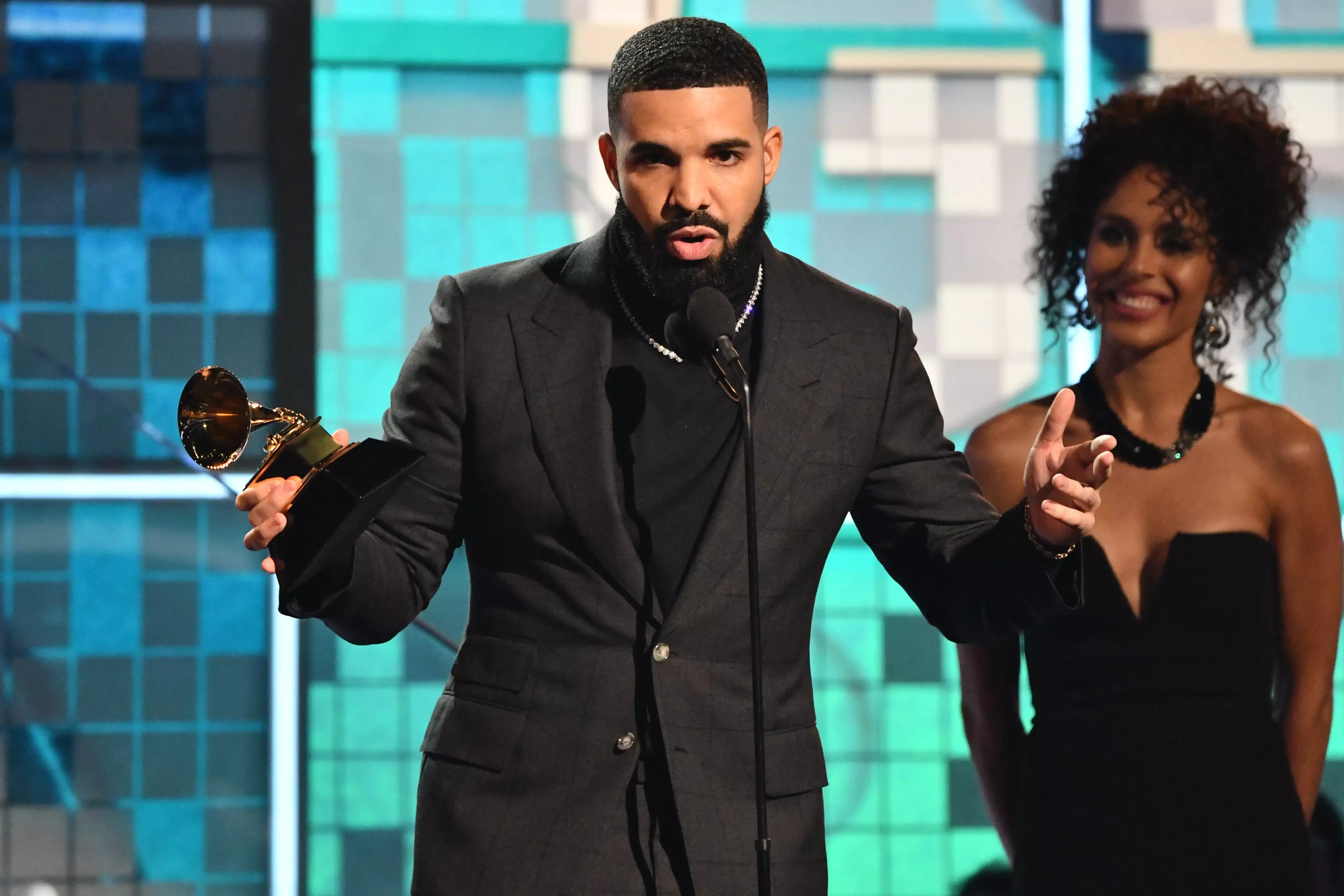 Drake's speech was cut off after he told artists they don't need an award.