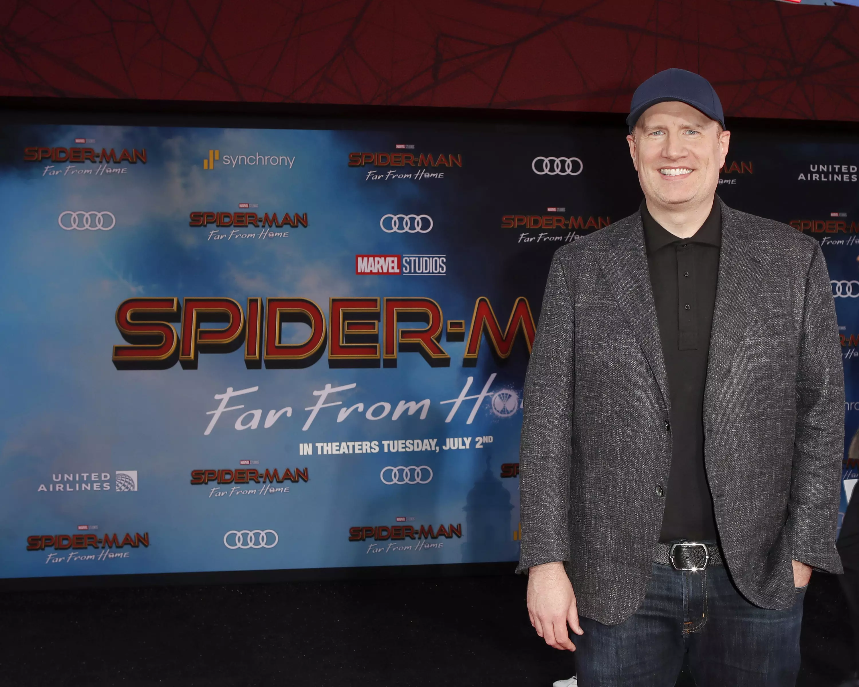 Kevin Feige at the 'Spider-Man: Far From Home' premiere.