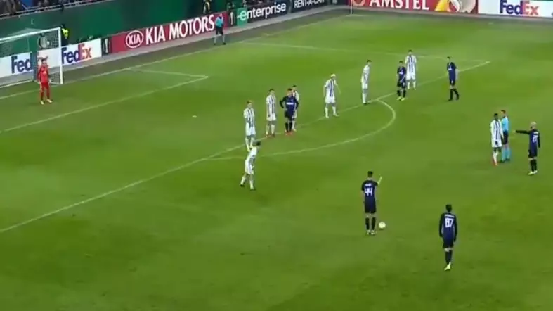 Inter Milan's Ivan Perisic Took The Worst Free-Kick Of The Season Against Rapid Vienna