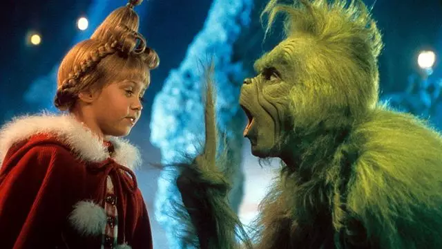 Cindy Lou Who and The Grinch in the 2000 film (