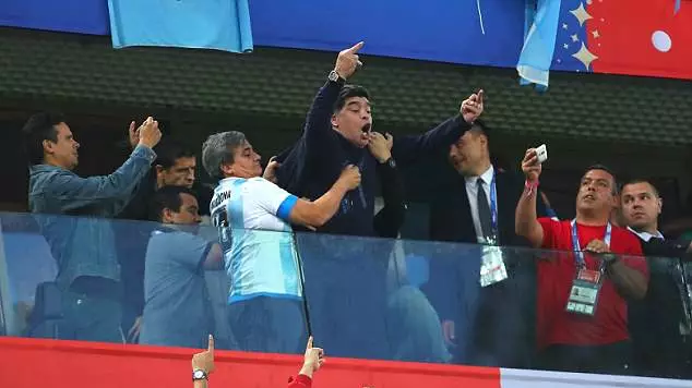 Diego Maradona Explains Antics At Argentina Game - He Was Full Of White Wine