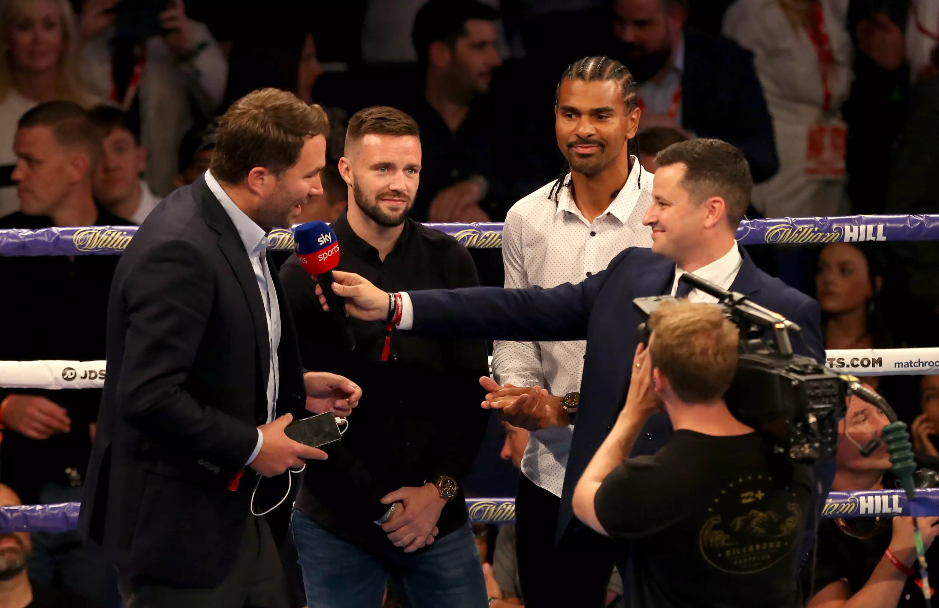 Eddie Hearn announces his October 26th card at the O2 Arena. Image: PA Images