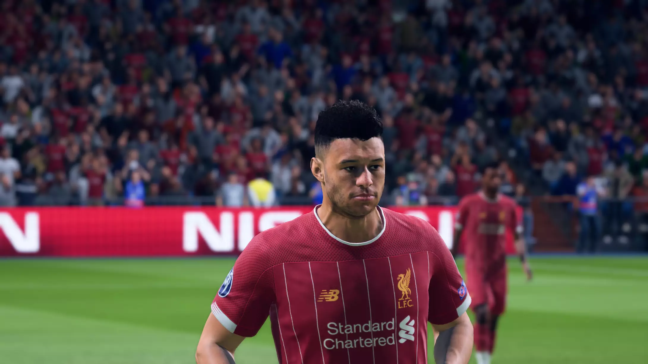Ox is back after a year out with injury. Image: EA Sports/Liverpool Echo