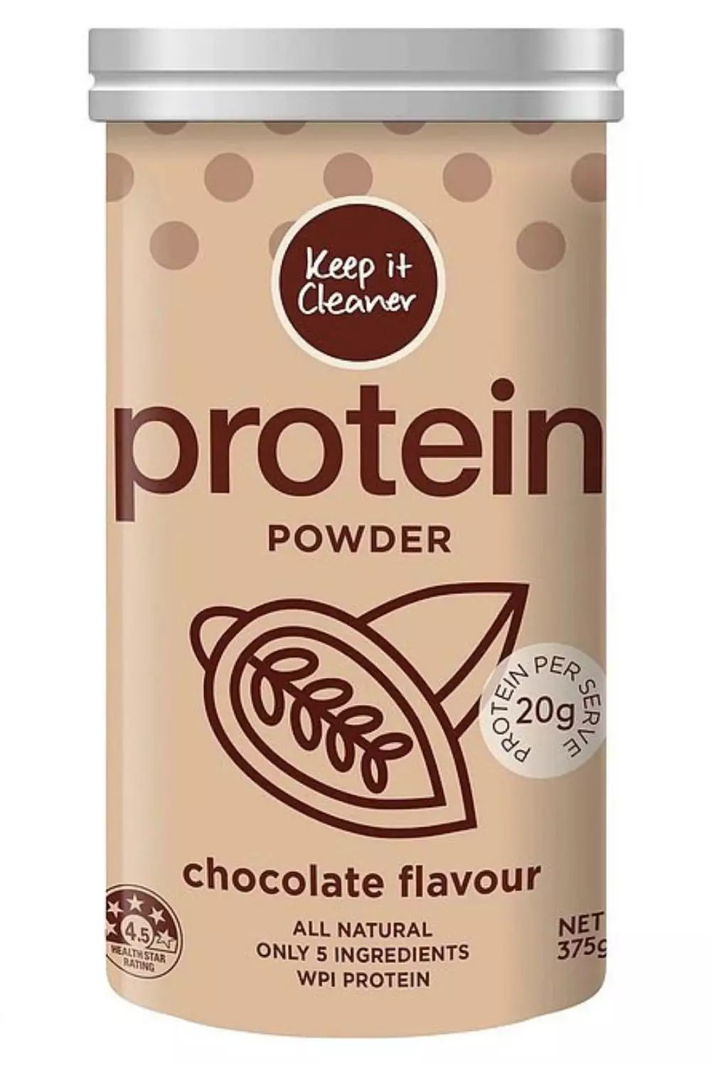 Keep It Cleaner chocolate flavoured 375g protein powder is being recalled.