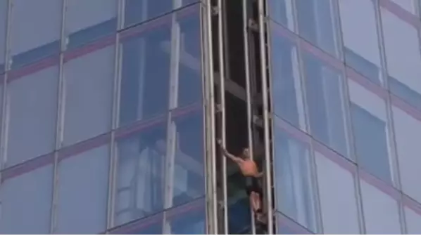 Man Who Climbed The Shard Says He 'Wasn't Scared' During The Experience 