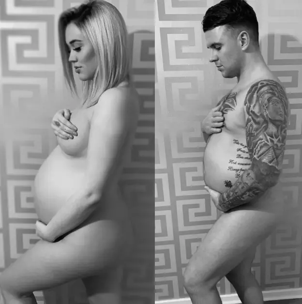 Georgia hopes the images will help couples see pregnancy as a journey taken together (