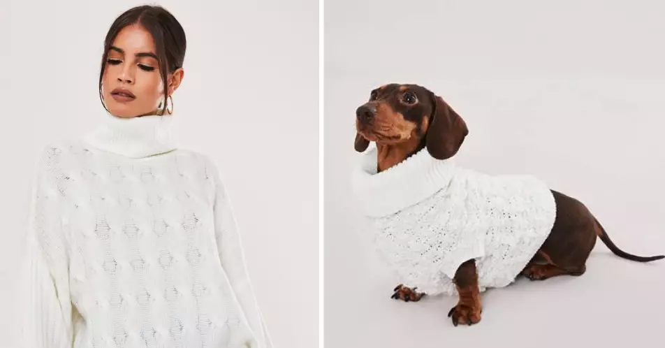 You can now match your pooch in the wardrobe department. (