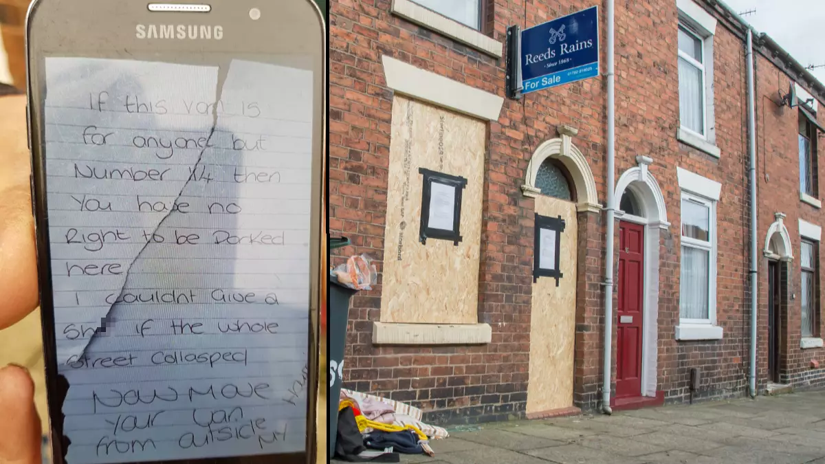 Woman Who Left Abusive Note For Paramedics Not Allowed To Return Home 