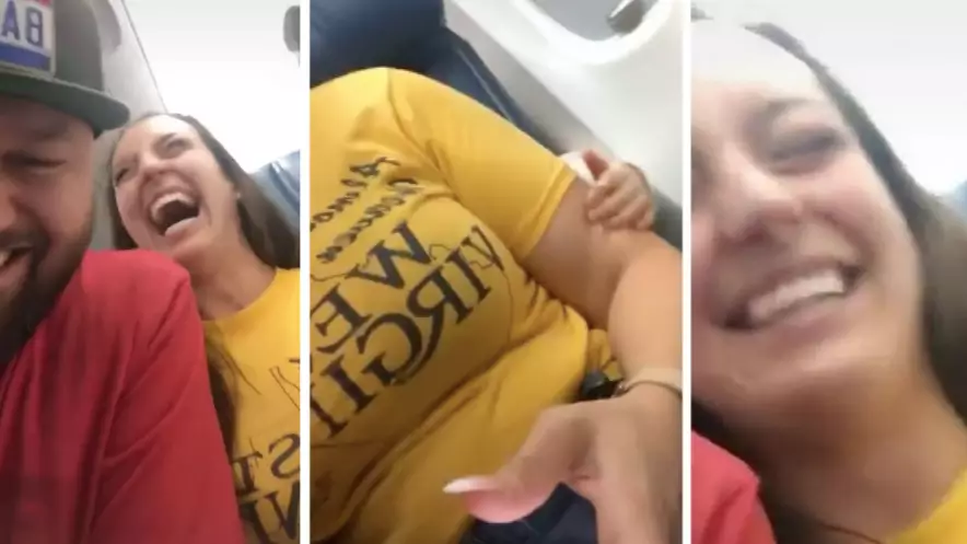 Woman Divides The Internet With Reaction To Toddler 'Hitting' Her During Flight 