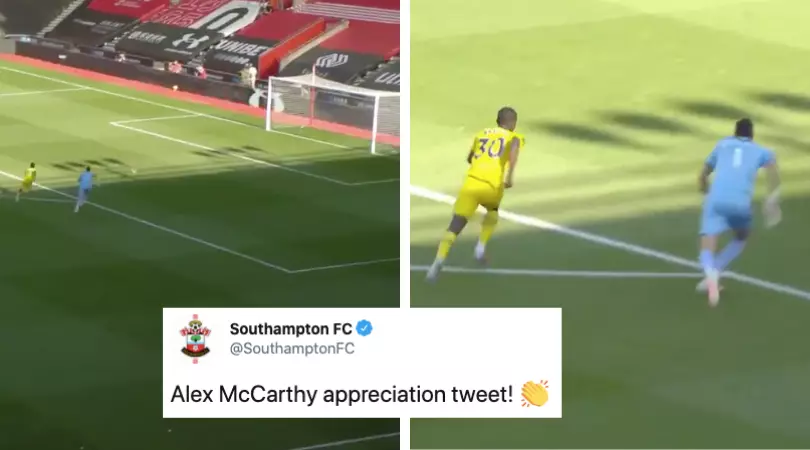 Southampton's Tweet Praising Alex McCarthy Hilariously Backfires Moments Later