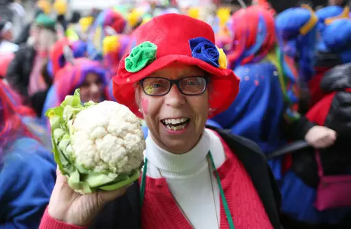 This is not the face of someone who has been charged £28 for a cauliflower.