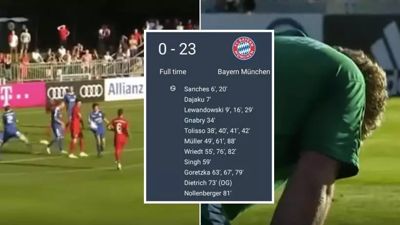 Bayern Munich Average A Goal Every 3.91 Minutes In Brutal 23-0 Pre-Season Friendly 