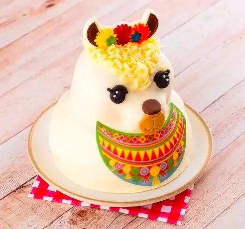 Lucky the Llama is Tesco's celebration cake offering (