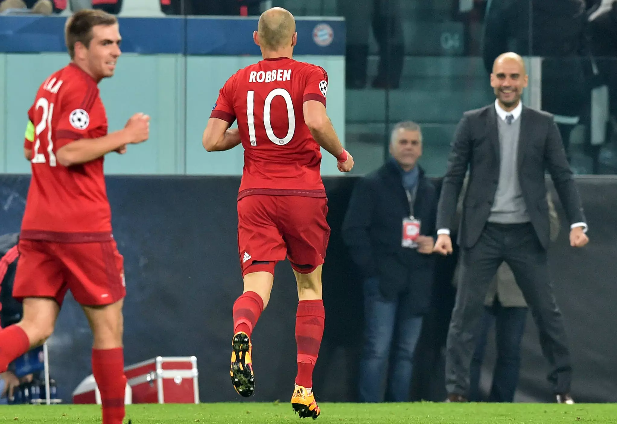 Guardiola and Robben enjoyed decent success together. Image: PA Images