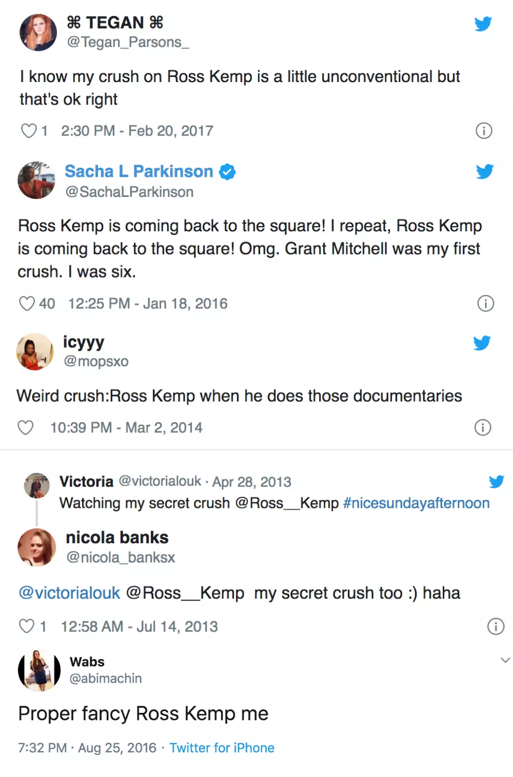 These Twitter users fancy Ross and they're not afraid to shout about it (