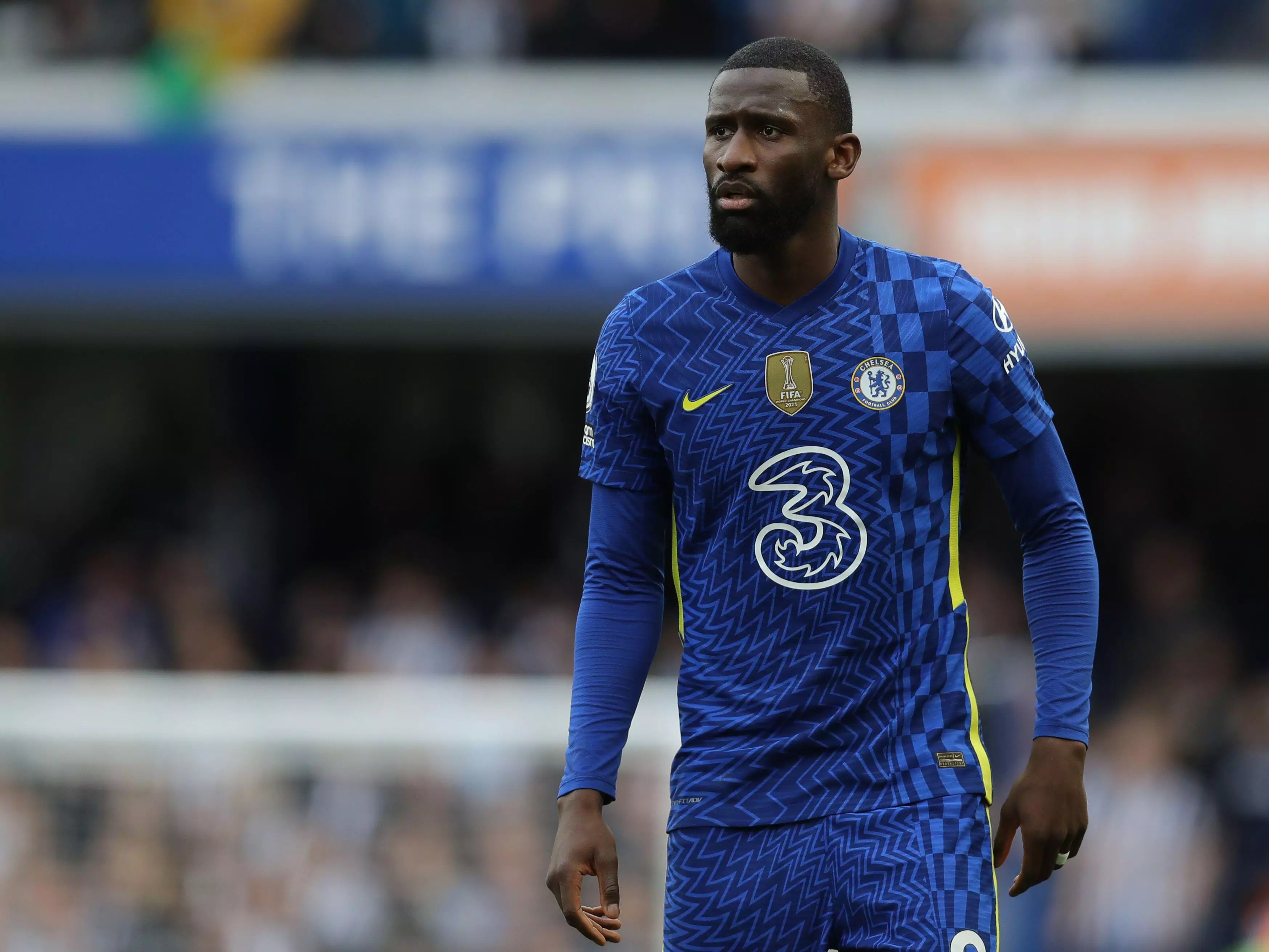 Rudiger is out of contract at the end of the season (Image: PA)