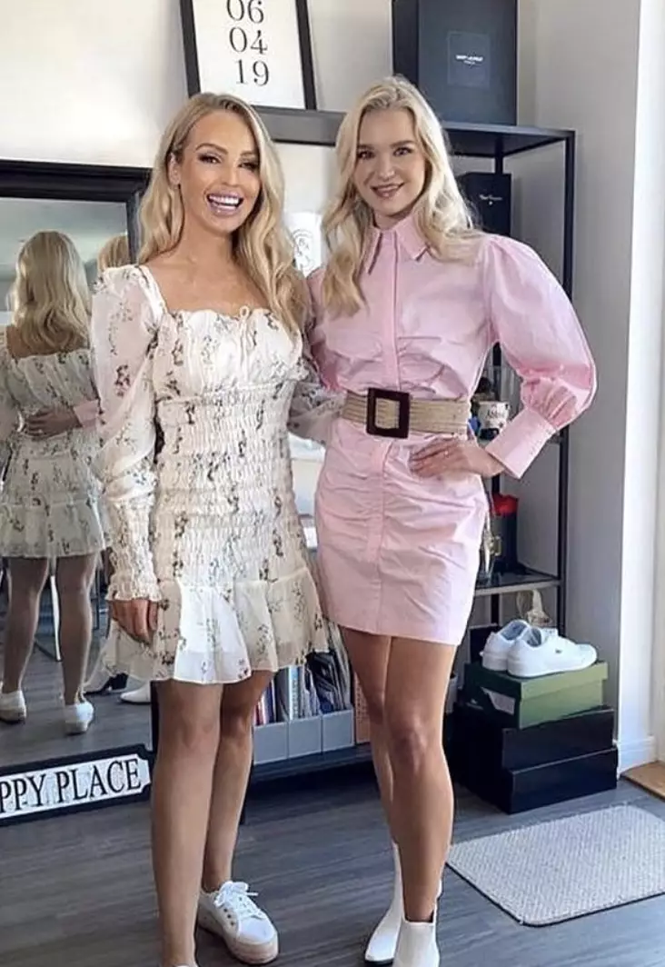 Abbie Quinnen and Katie Piper posted pictures on Instagram after appearing on Lorraine (