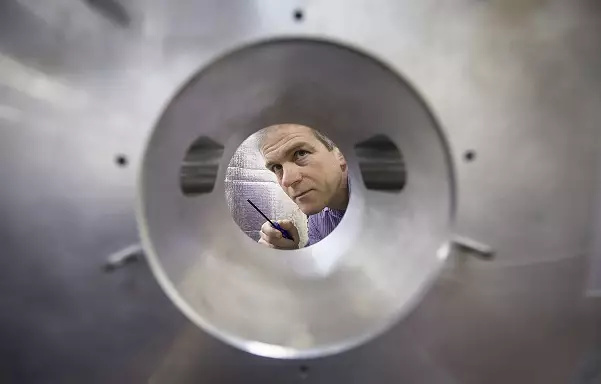 A model of the LIGO detector at Glasgow University.