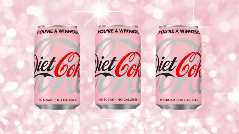 Pink Diet Coke Cans Are Coming To The UK And You Can Win £1,000