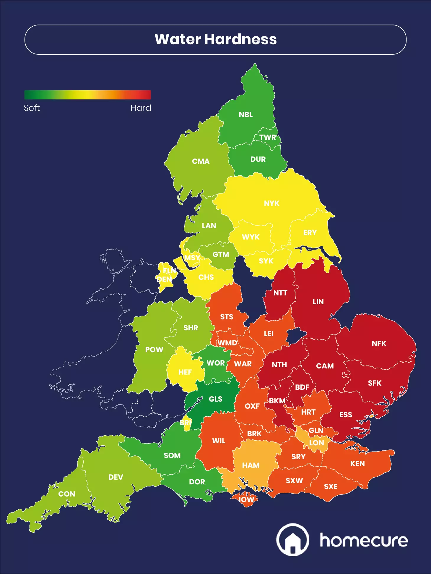 Map Reveals UK's Worst Areas For Hair And Skin Thanks To Local Water Quality (