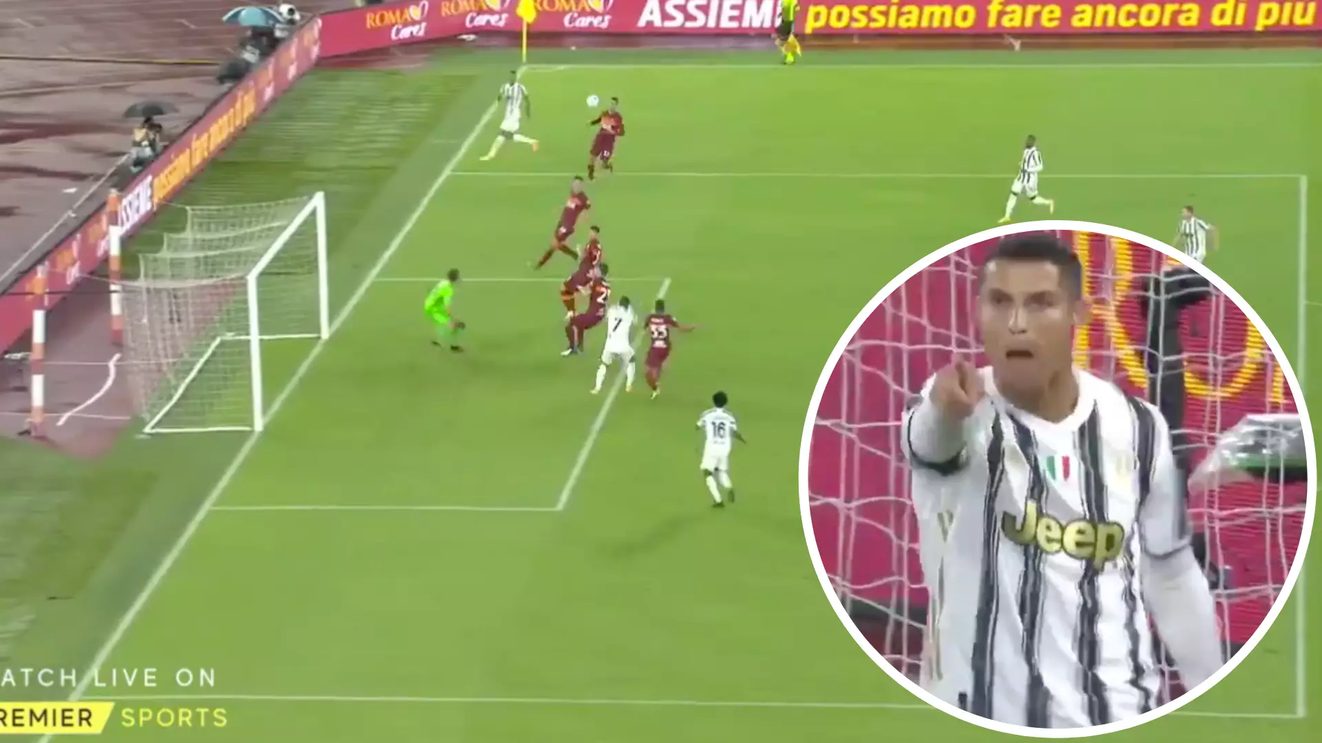 Cristiano Ronaldo Blows Fans Away With 'Gravity-Defying' Leap For Stunning Goal Against Roma 