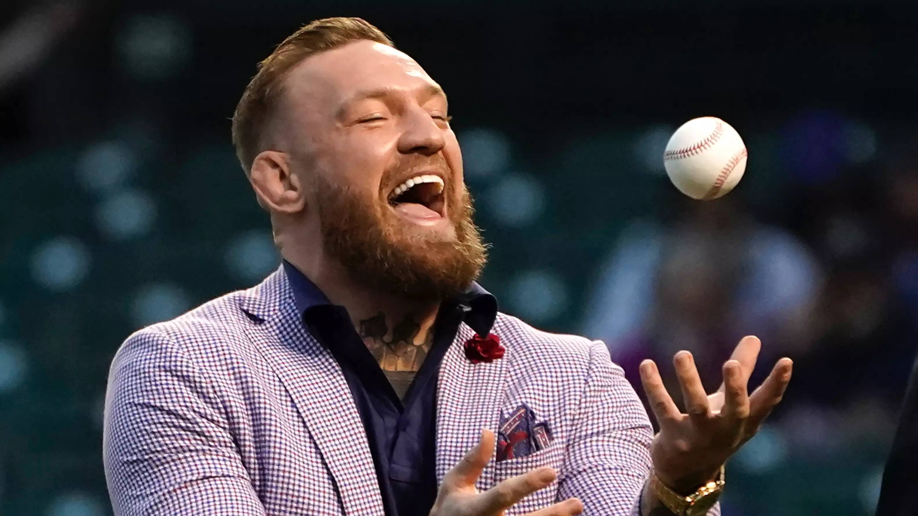 Conor McGregor Throws 'Worst First Pitch In History Of Baseball'