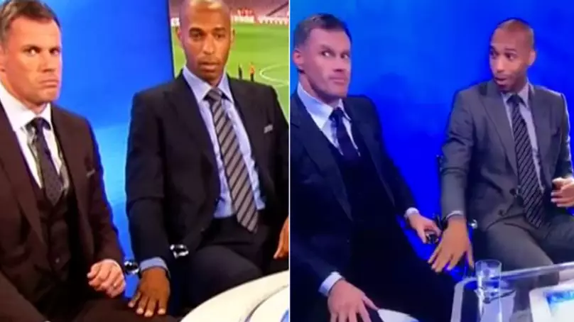 Jamie Carragher Wishes Thierry Henry Good Luck In Best Way Possible