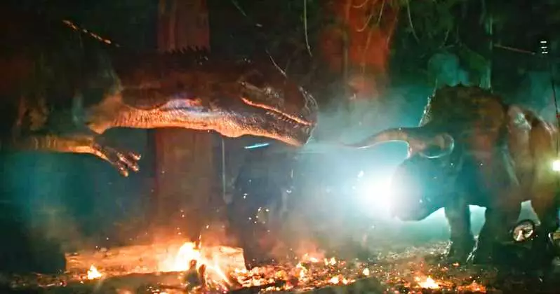 A still from the new 'Jurassic Park' short, 'Battle At Big Rock'.