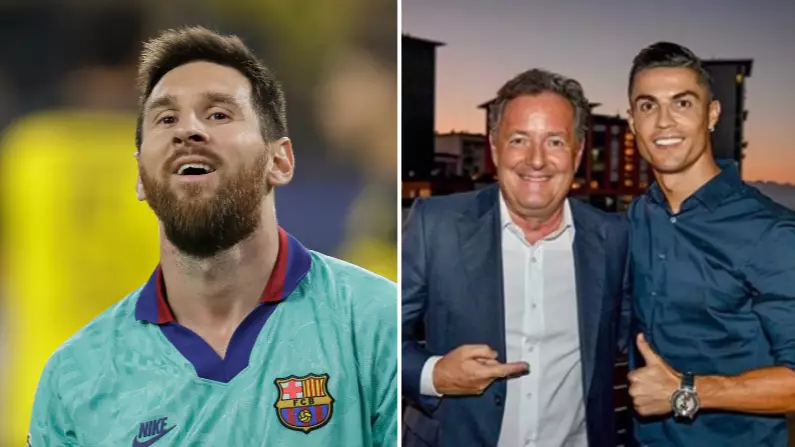 Piers Morgan Deleted A Tweet About Lionel Messi Being The GOAT
