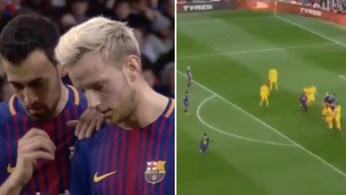 Watch: Footage Shows Busquets' Clever Role In Messi's Free-Kick Against Atletico