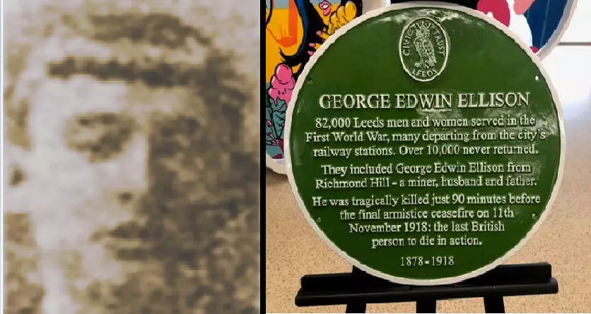 George Ellison the final British soldier to die in World War One.