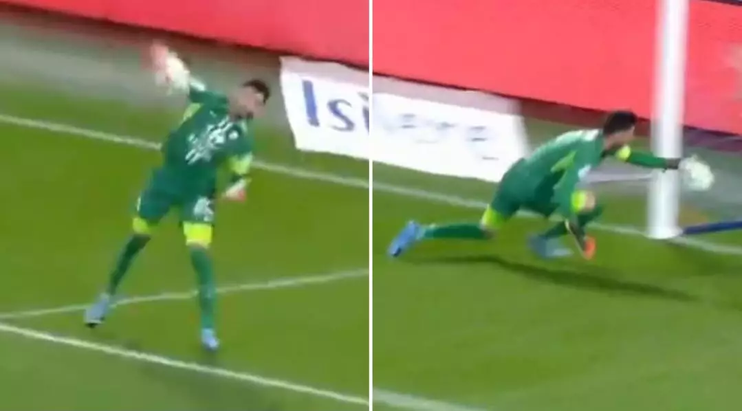 French League Goalkeeper's Disaster Throw Backfires And Lands In Own Net
