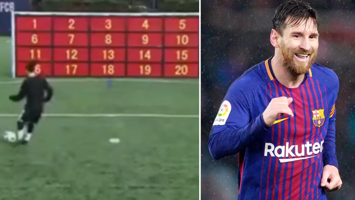 It Only Took Lionel Messi 82 Seconds To Complete Shooting Accuracy Challenge