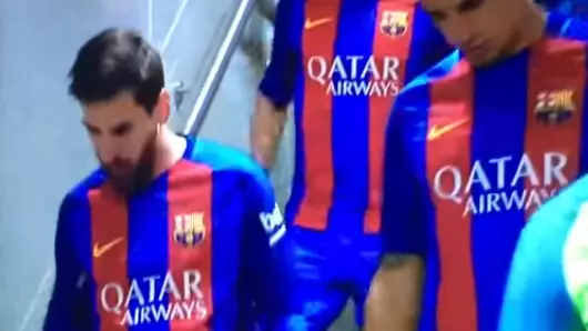 WATCH: Lionel Messi Casually Spits Out His Tooth