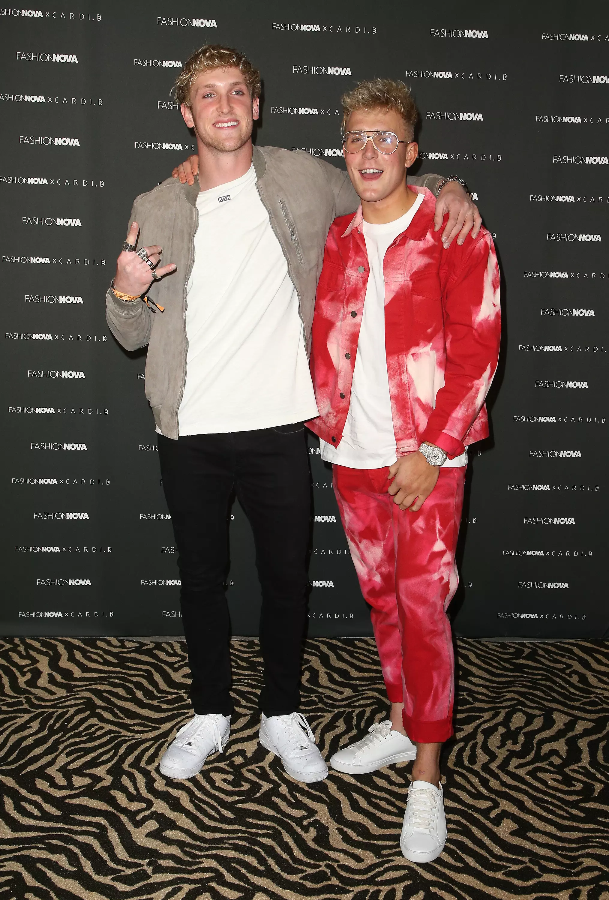 Jake Paul (right) is being criticised for posting an intern advert which doesn't mention any sort of payment.