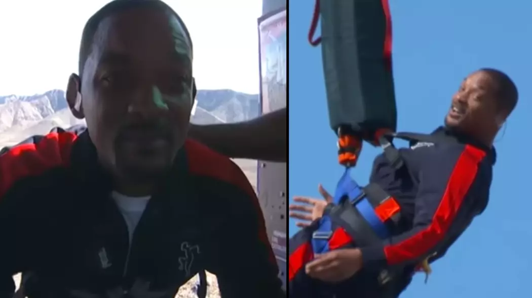Will Smith Bungee Jumps From Helicopter Over Grand Canyon To Celebrate 50th Birthday