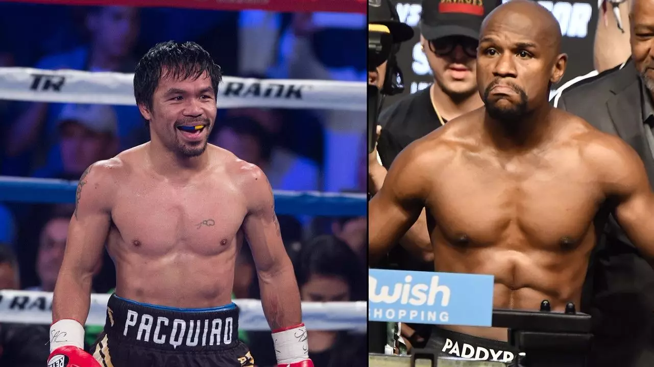 Manny Pacquiao Fires Shots At Floyd Mayweather Ahead Of Fight