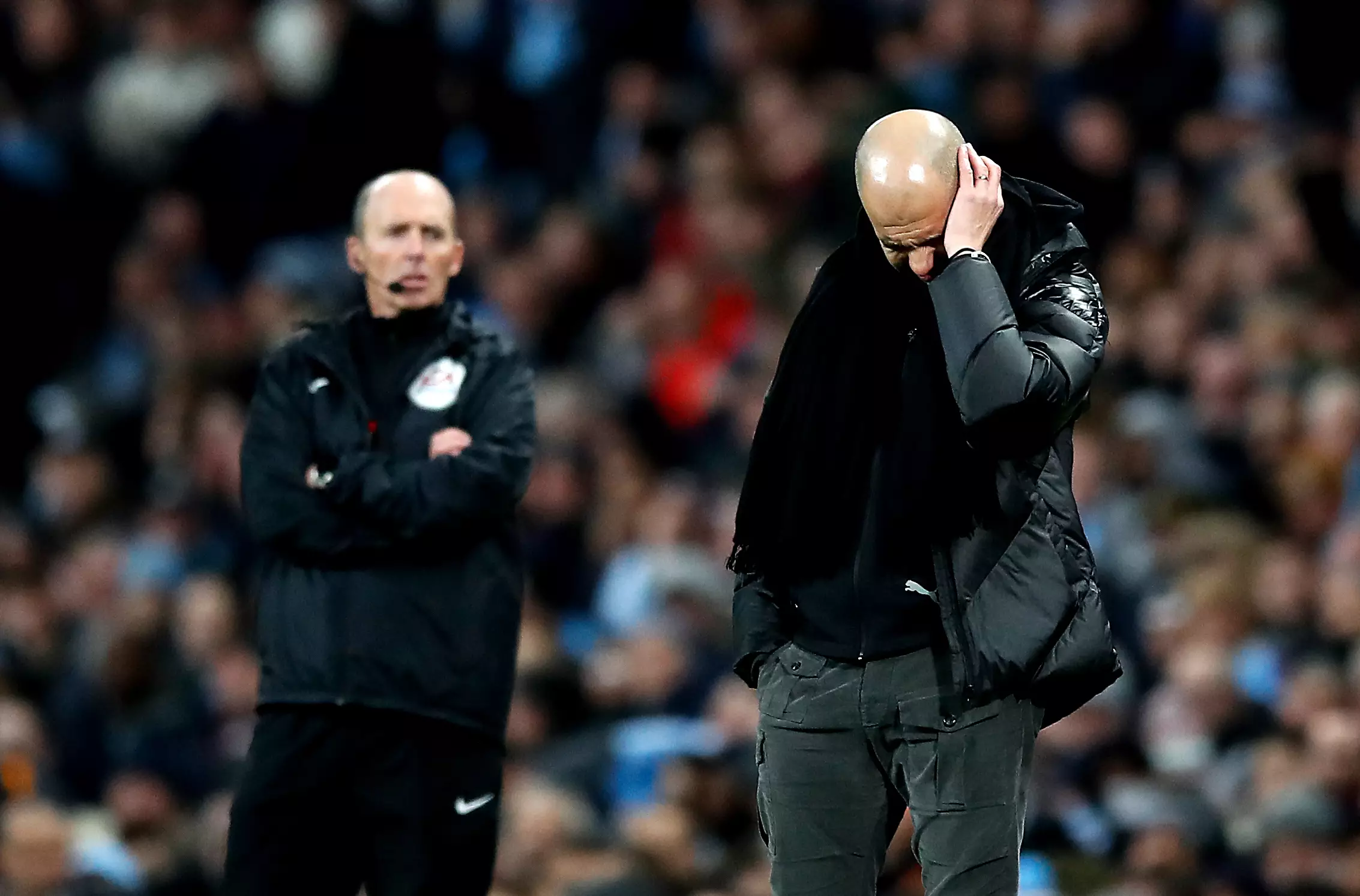 Pep Guardiola admitted it was 'unrealistic' to think about catching Liverpool