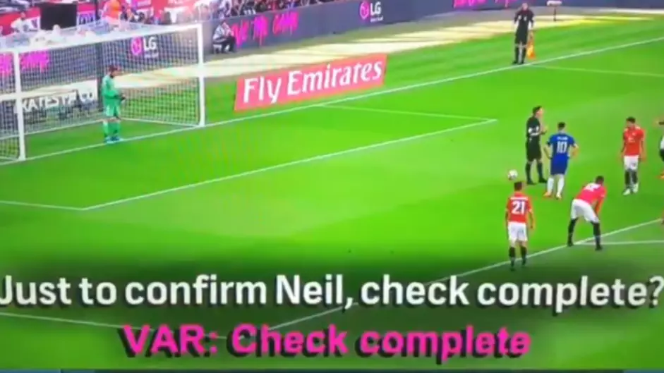 Amazing Footage Shows What Referees Hear And Say During A VAR Decision 
