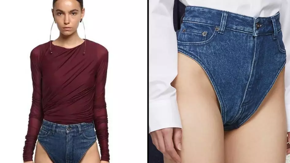 Fashion Brand Is Selling 'Denim Panties' For £235 That Flash Your Bum Cheeks