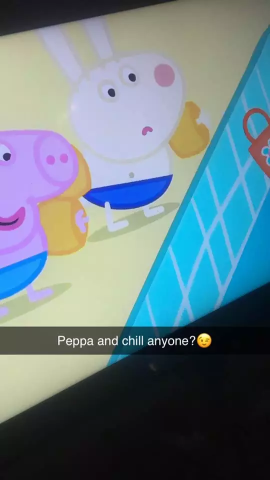 Peppa Pig is Ronnie's favourite show.